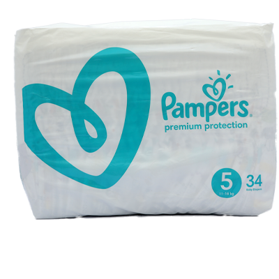 Pampers No5 Premium Care Diaper 11 To 16kg 34'S