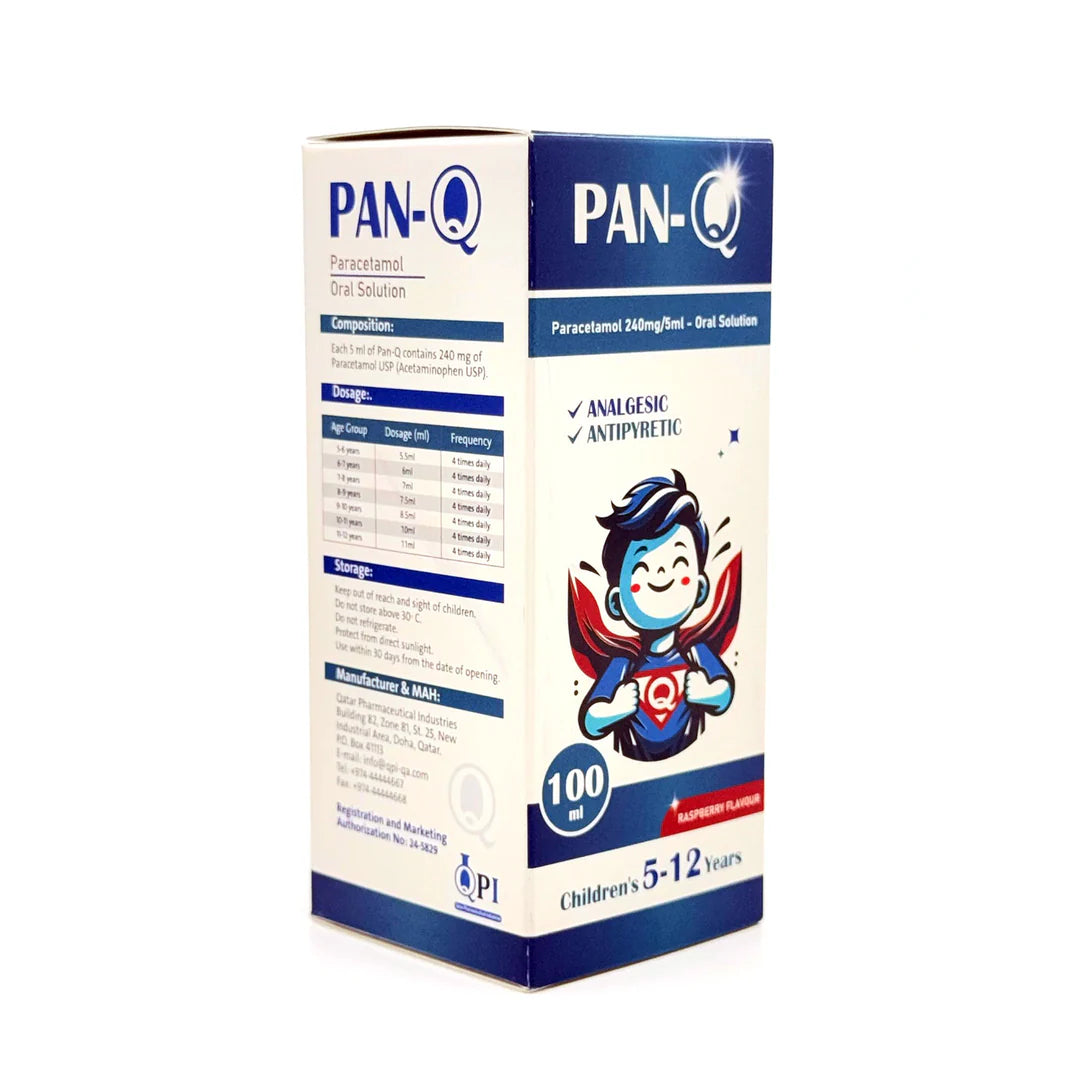 PAN-Q 240MG/5ML ORAL SOLUTION 100ML