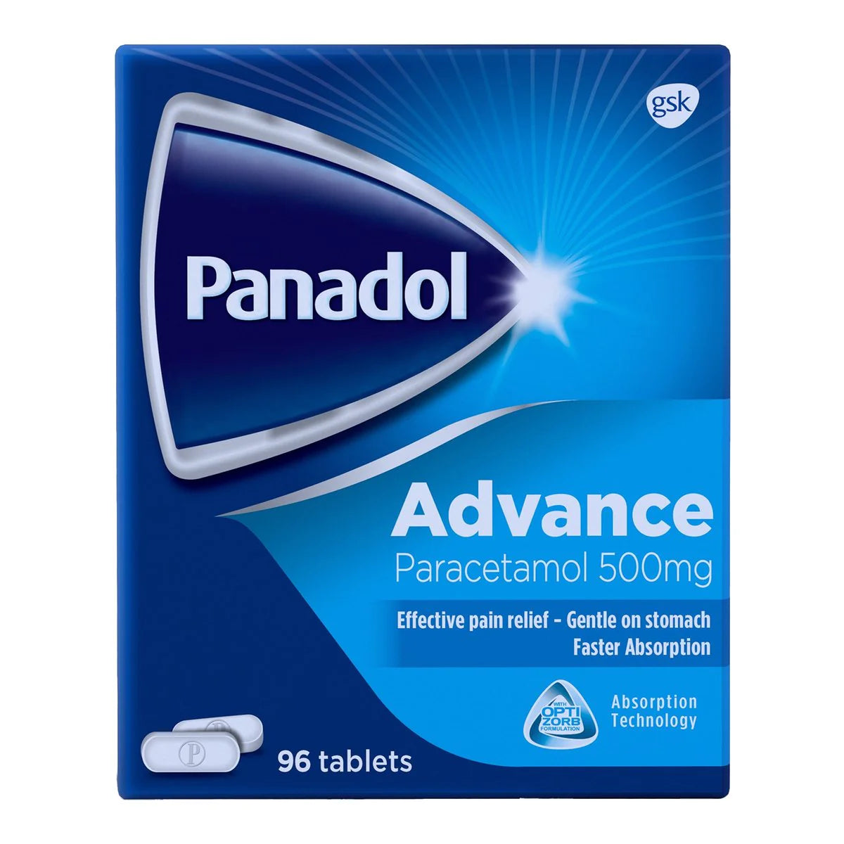 Panadol Advance 500mg Tab 8x12 96'S