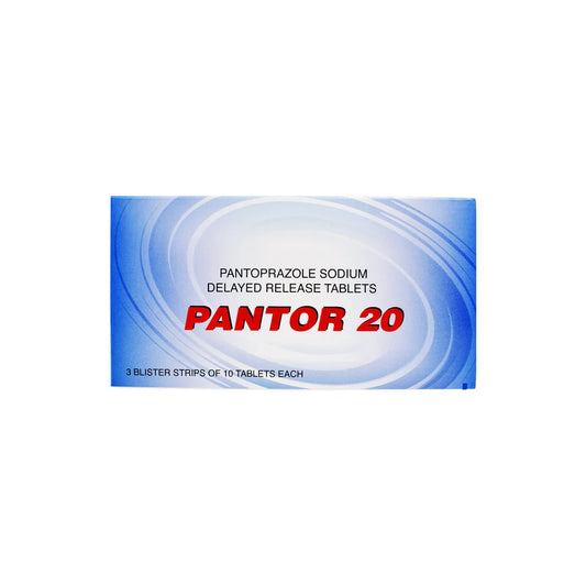 Pantor 20mg Tablets 30'S