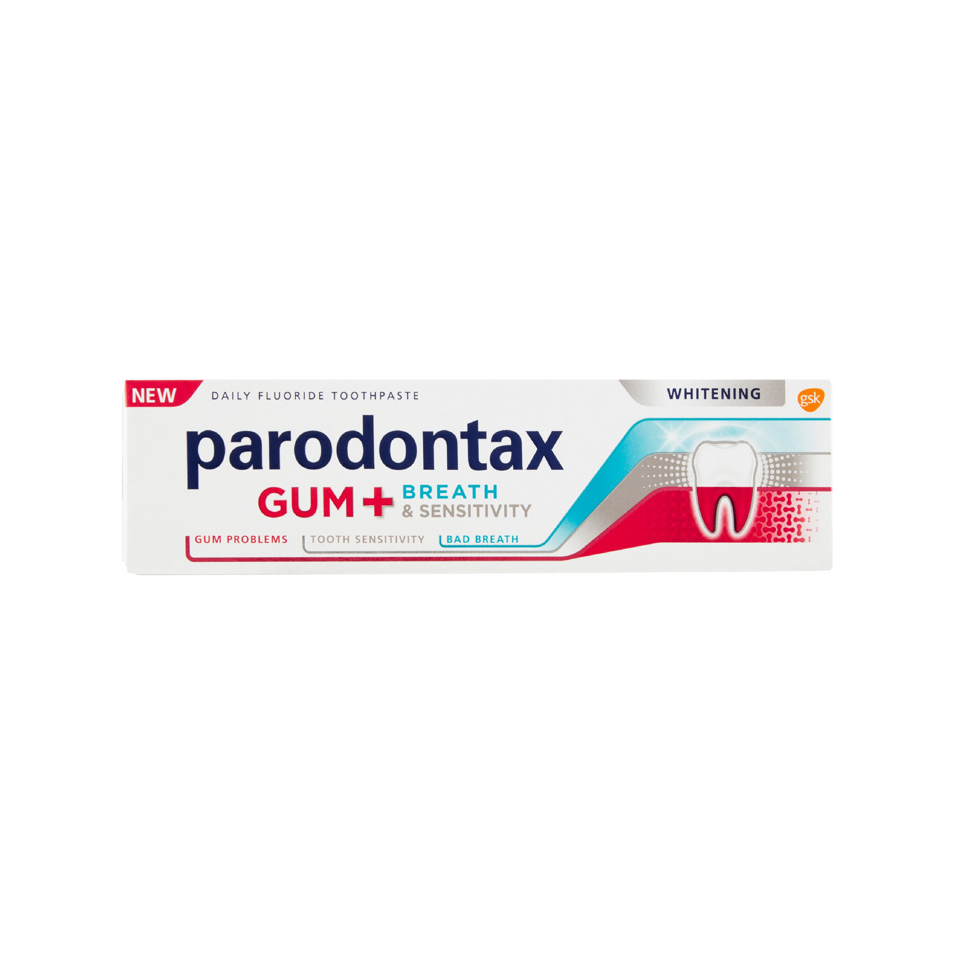 Parodontax Gum Breath Sensitivty Whitening T/P 75Ml