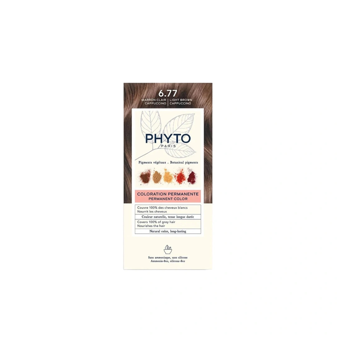 Phyto Hair Color 6.77 Light Brown Cappuccino