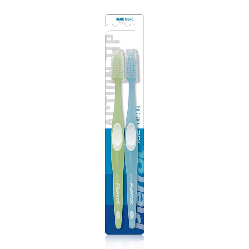 Pierrot Action Tip Toothbrush Hard 2'S-328