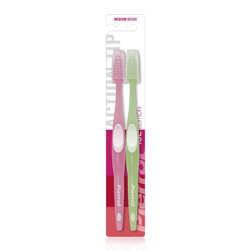 Pierrot Action Tip Toothbrush Medium 2'S-327