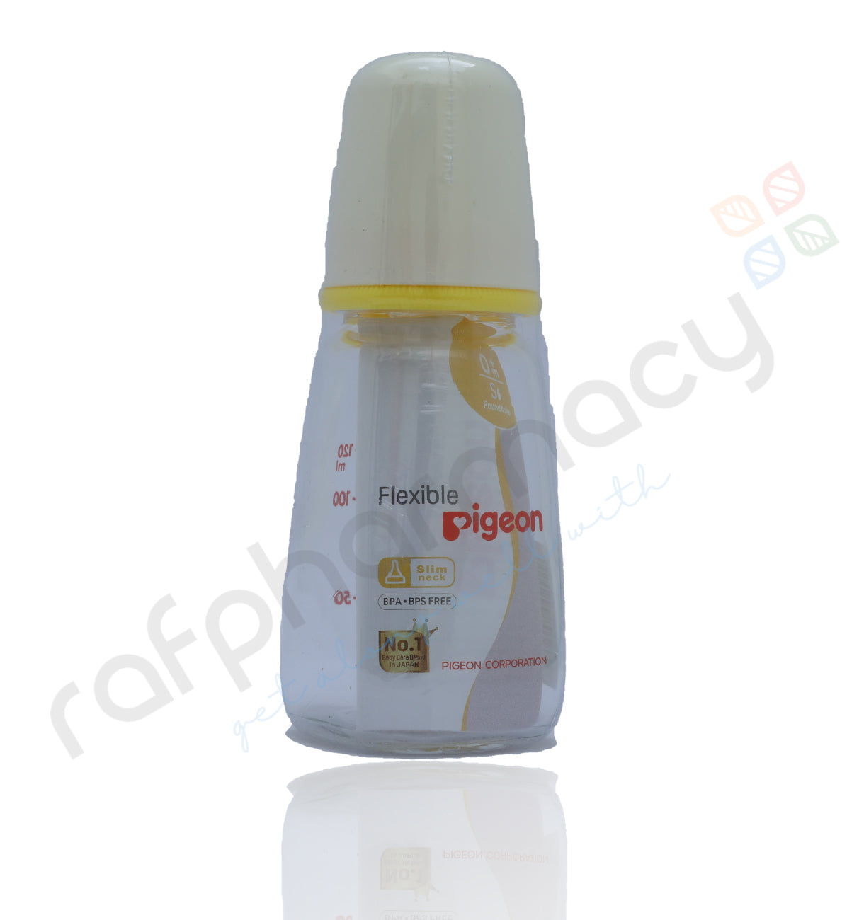 PIGEON GLASS FEED BOTTLE 120ML