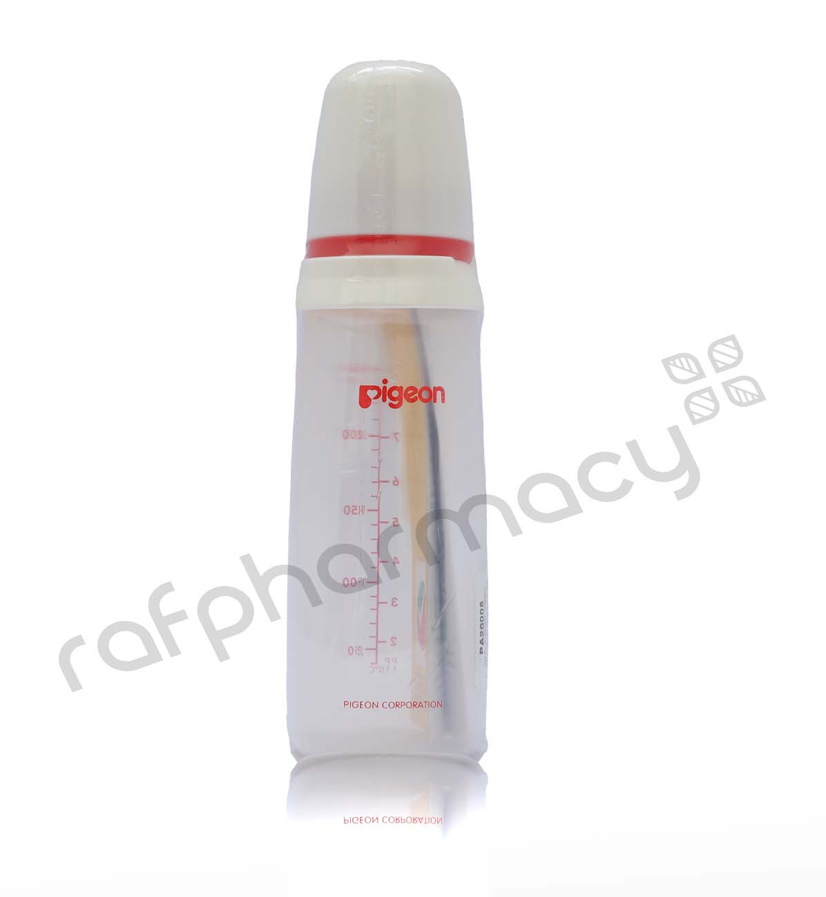 PIGEON PLASTIC FEEDING BOTTLE WITH HANDLE 240ML