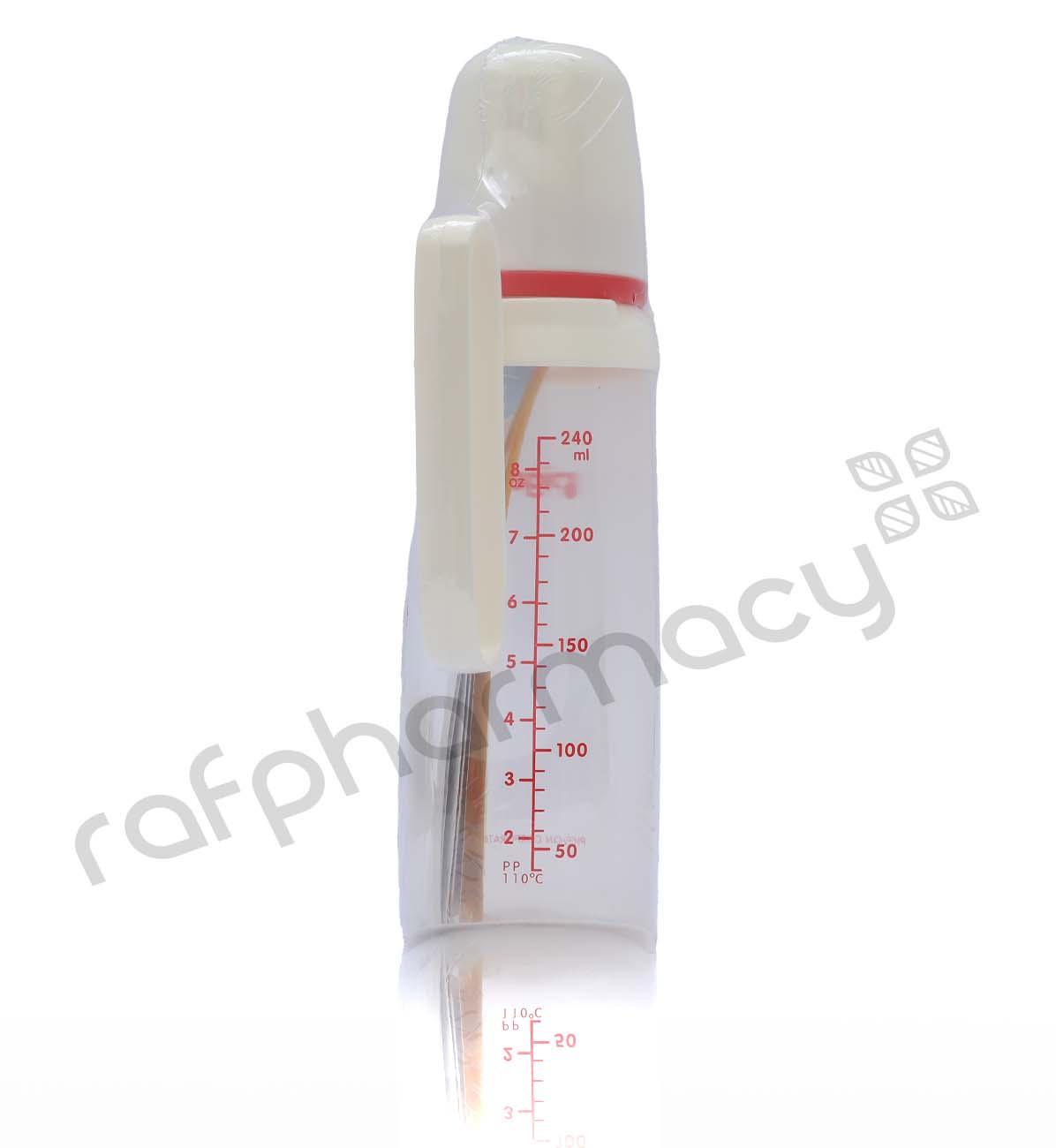 PIGEON PLASTIC FEEDING BOTTLE WITH HANDLE 240ML