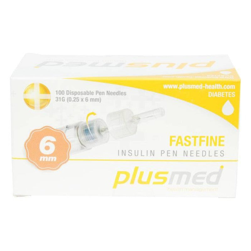 PLUSMED 32G-6MM INSULIN PEN NEEDLE 100'S