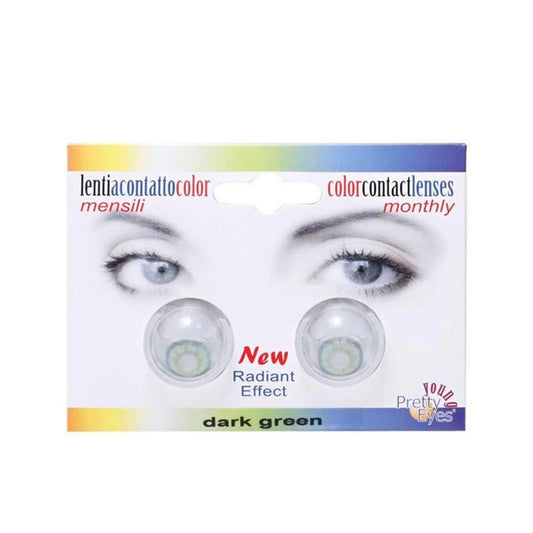 Pretty Eyes Monthly Color Lenses Green 2'S