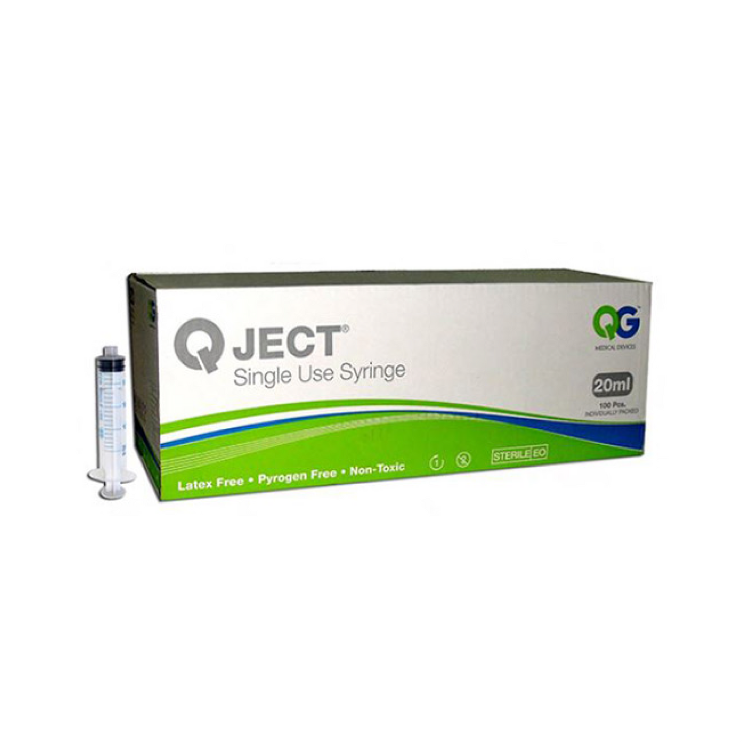 محقنة كيو جيكت للاستخدام مرة واحدة 50-60 مل لتر/قفل 1