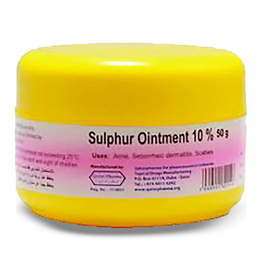 Qatar Pharma Sulphar 10% Ointment 50G