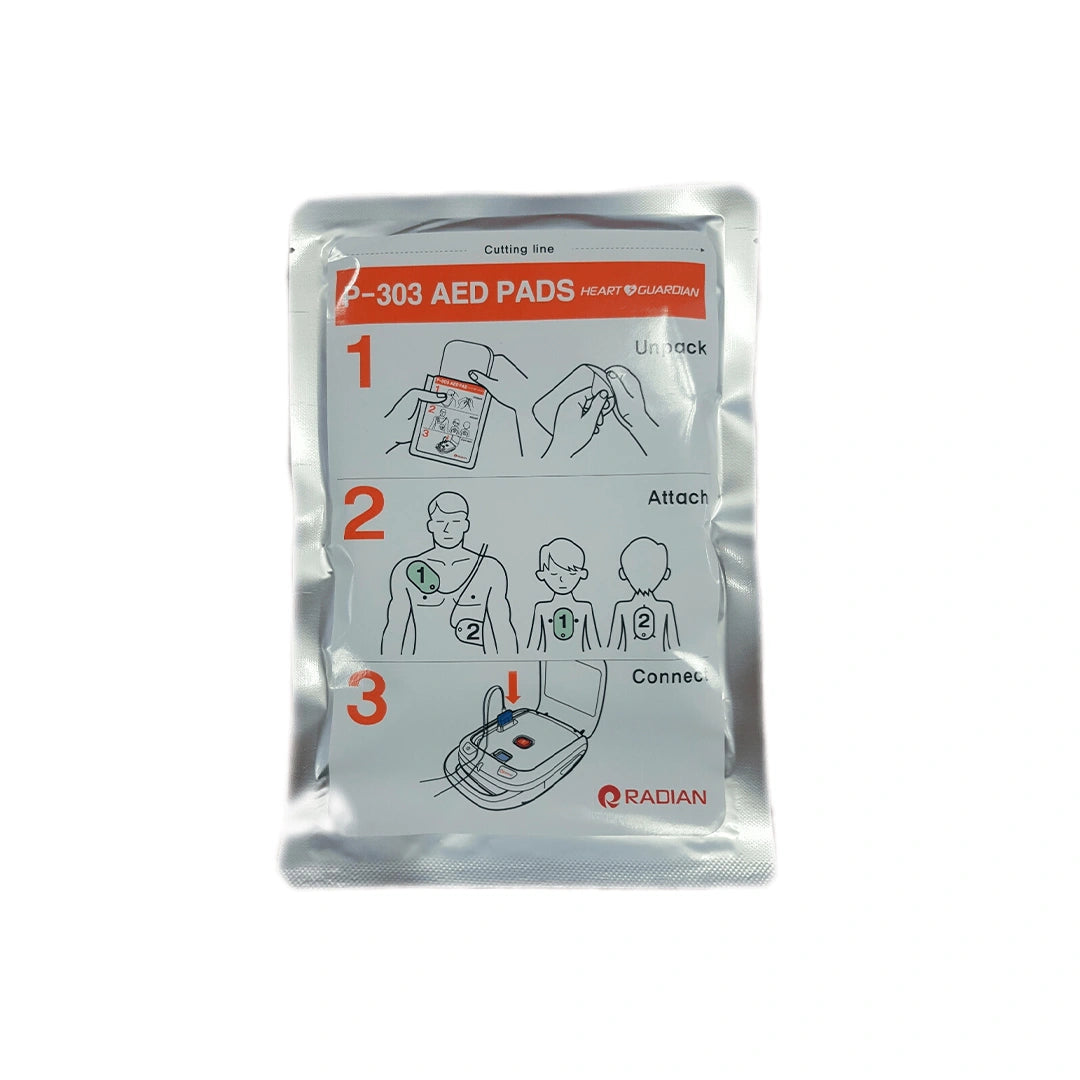 Radian Bio Aed Pad (Electrode) Adult & Child 14x98x1mm 1'S