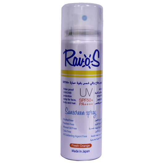 RAIOS UV SPF50+ SUN SCREEN SPRAY (FRESH ORANGE) 70 ML