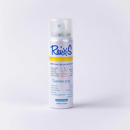RAIOS UV SPF50+ SUN SCREEN SPRAY (MUMMY SHABON) 70 ML