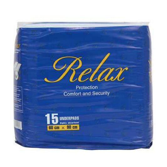RELAX UNDERPADS 60X90CM 15'S