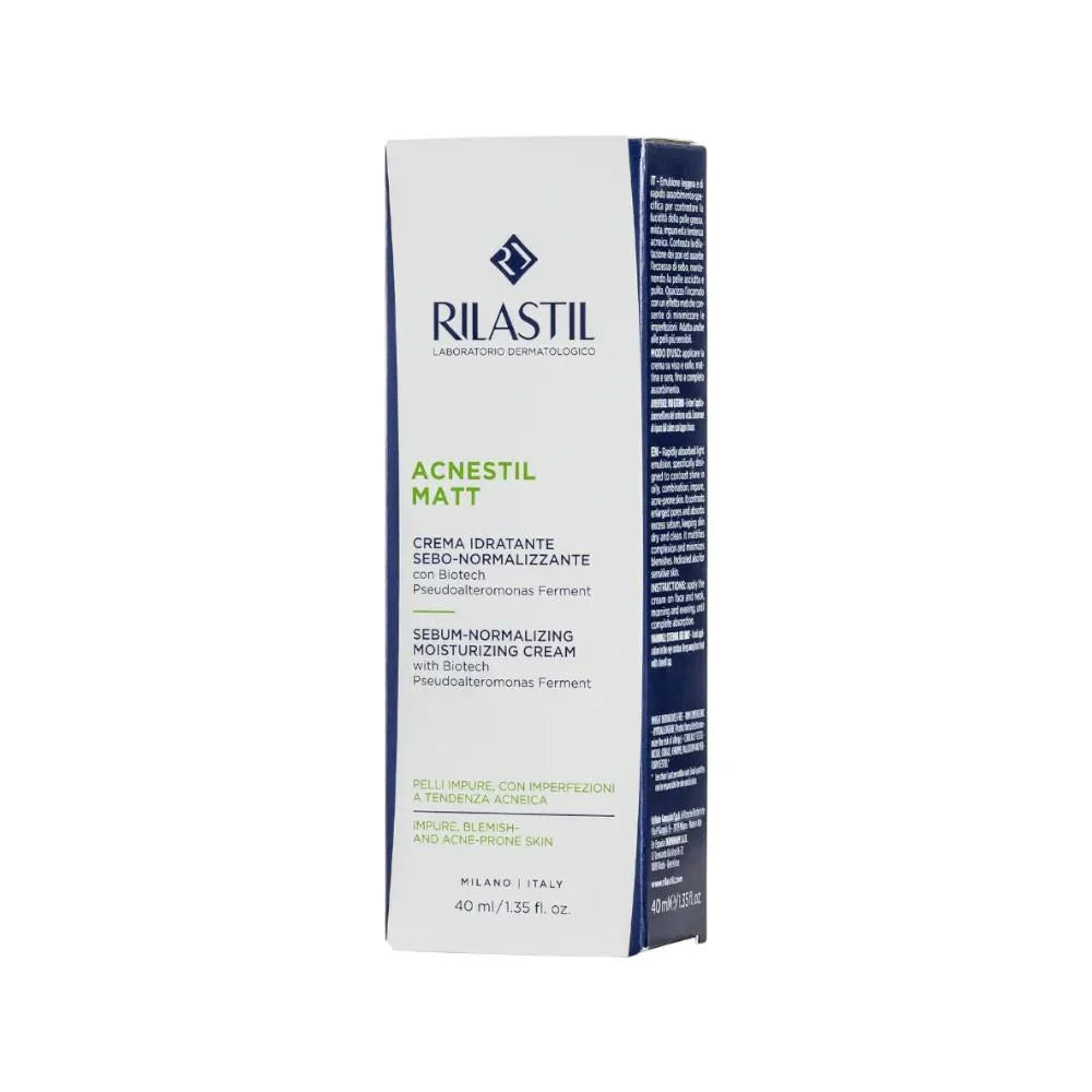 Rilastil Acnestil Matt Sebum-Normalizing Moisturising Cream 40ml