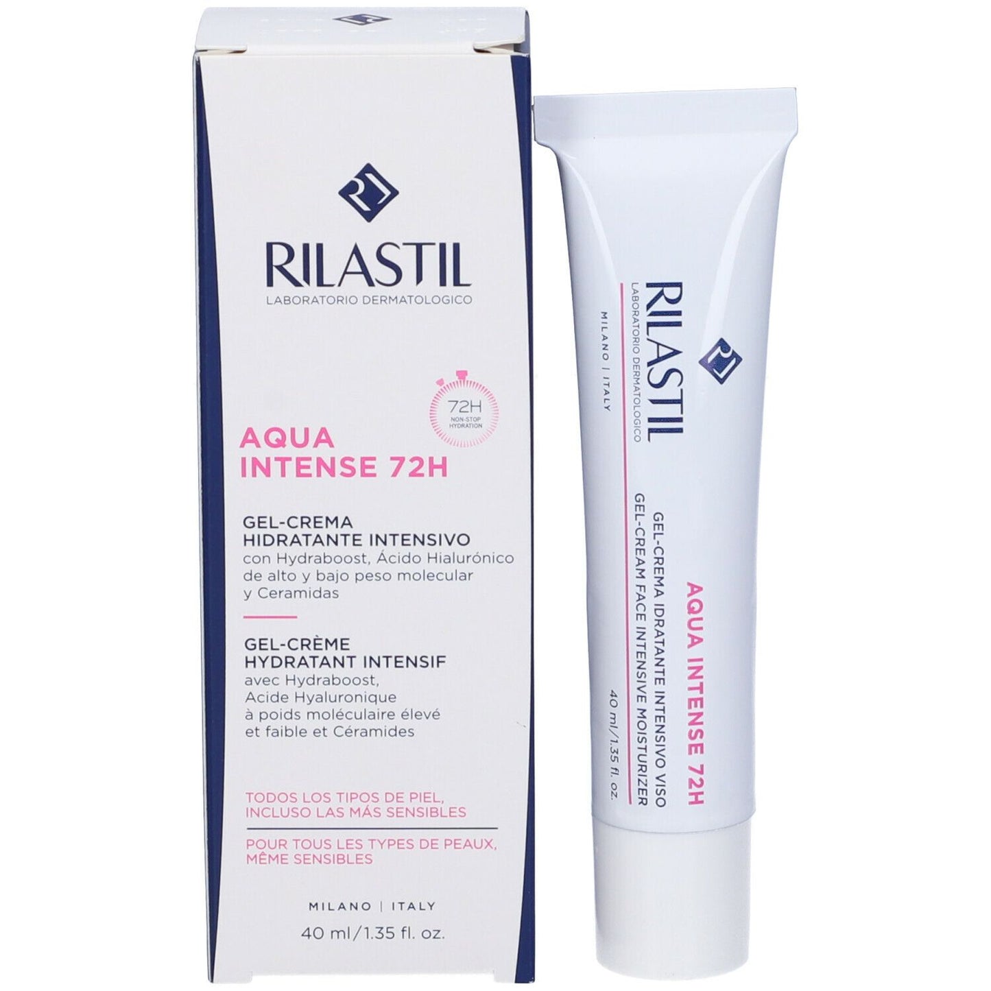 RILASTIL AQUA INTENSE 72H GEL-CREAM 40ML