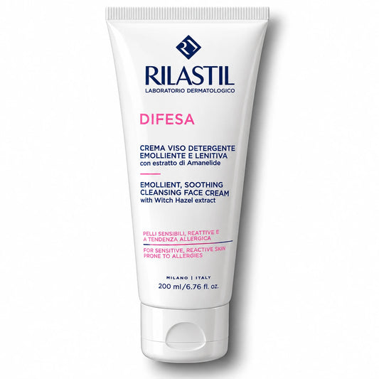 Rilastil Difesa Emollient, Soothing Cleansing Face Cream 200ml