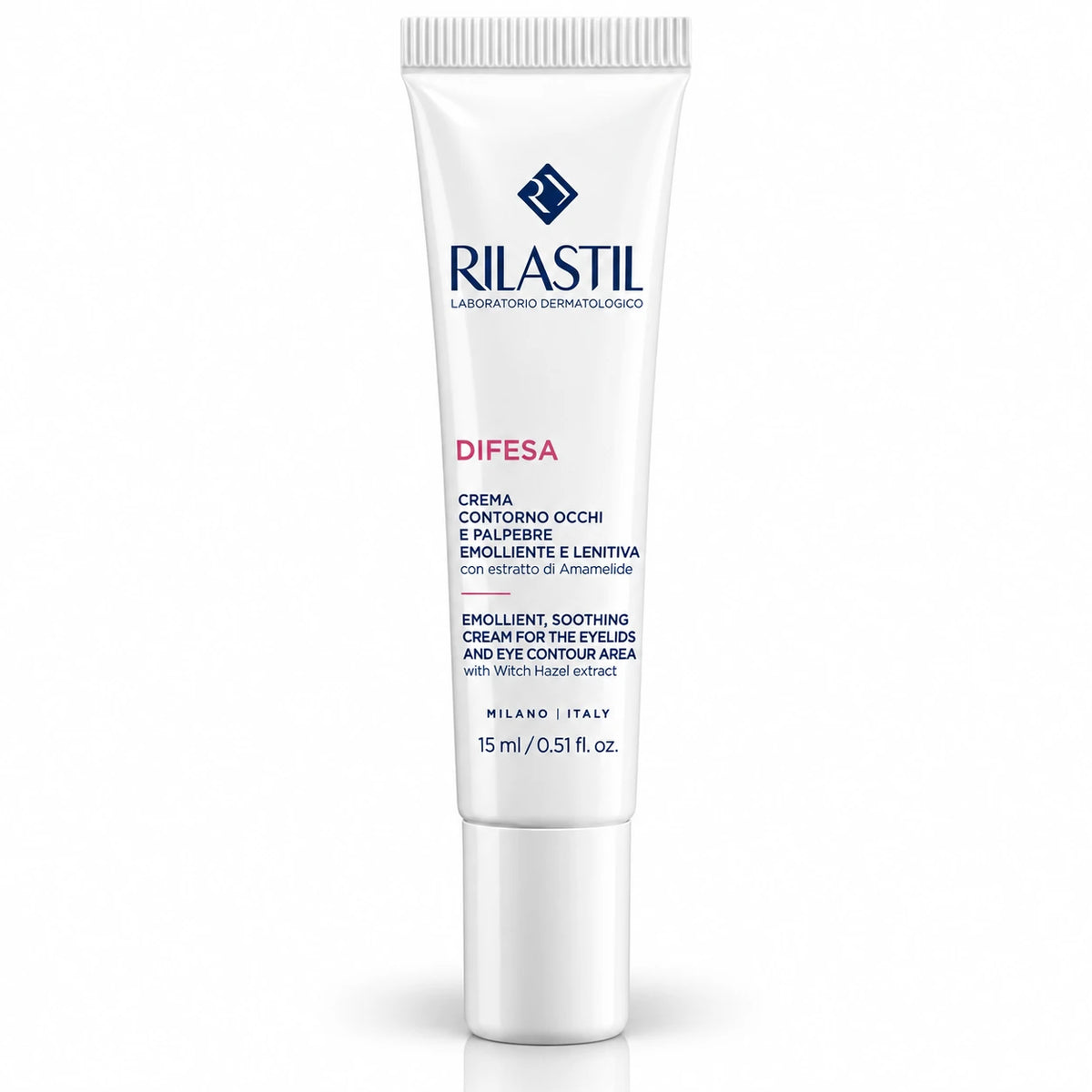Rilastil Difesa Emollient, Soothing Cream For The Eyelids & Eye Contour Area 15ml