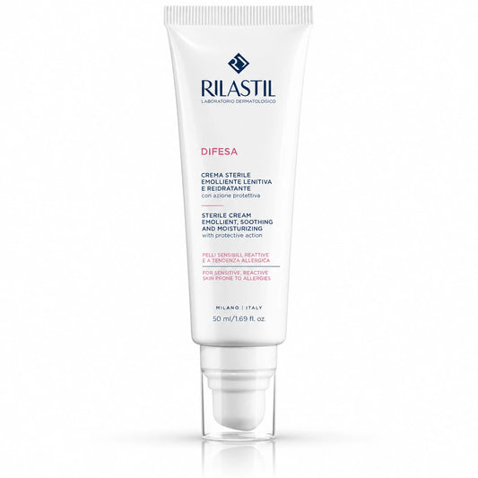 Rilastil Difesa Sterile Cream Emollient Soothing & Moisturizing 50ml
