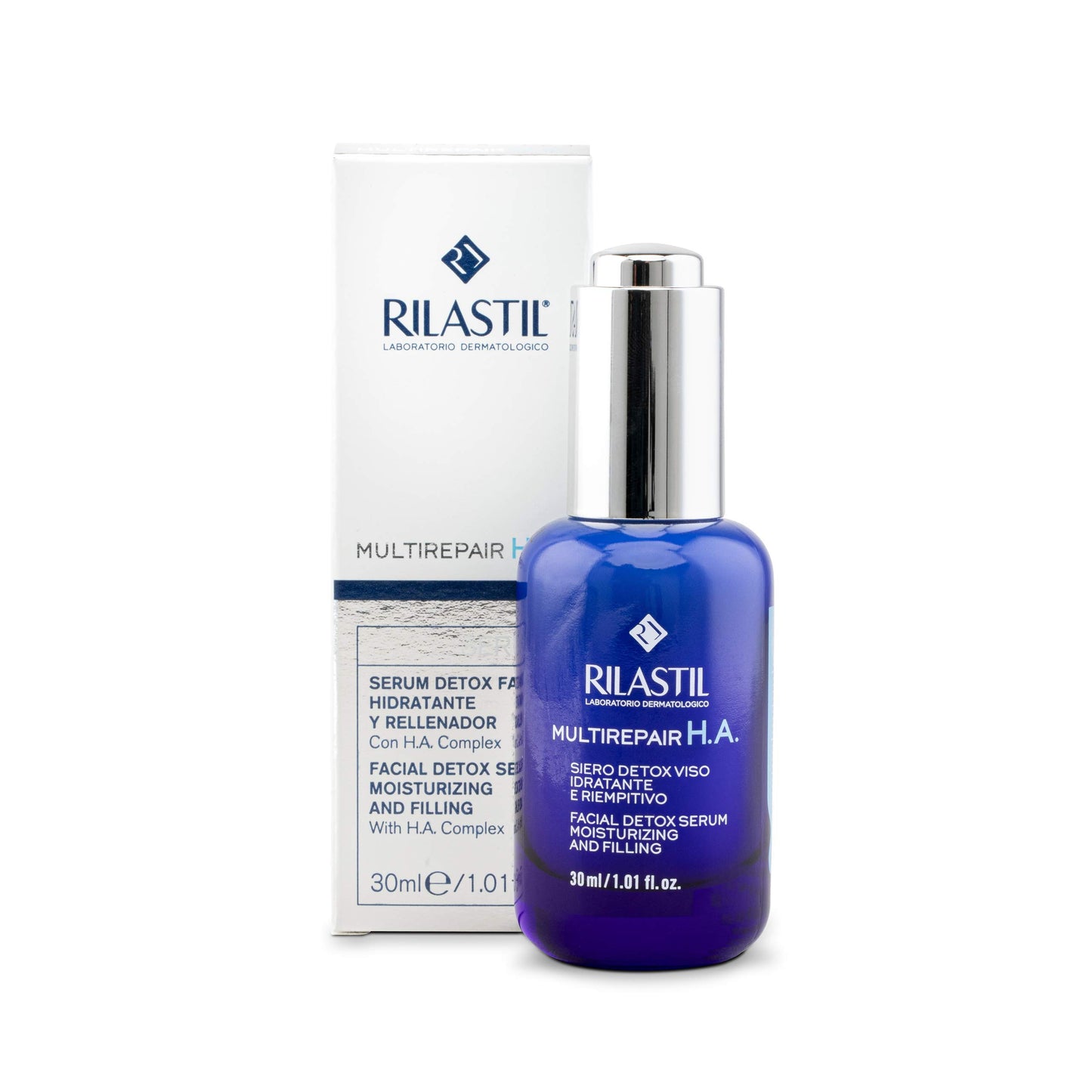 Rilastil Multirepair Ha Repairing Detox Serum Moisturizing And Filling 30ml