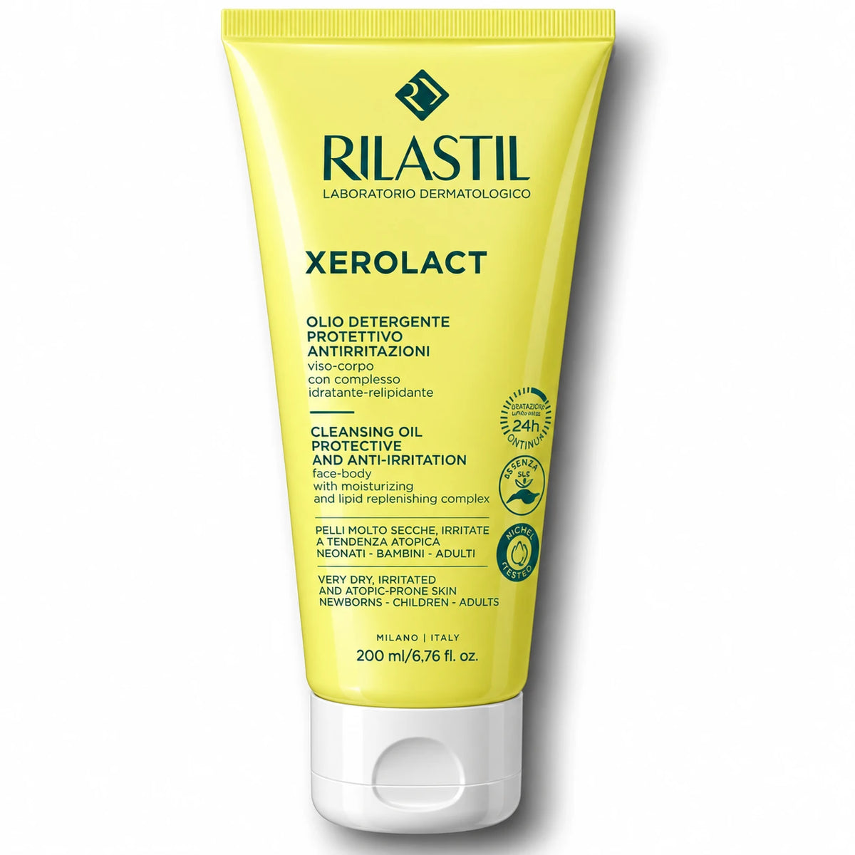 Rilastil Xerolact Cleansing Oil Protective & Anti Irritation 200ml