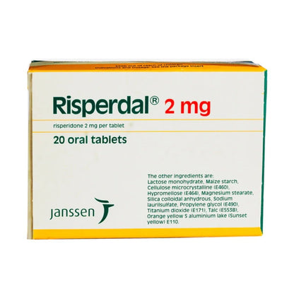 Risperdal 2mg Tablet 20'S