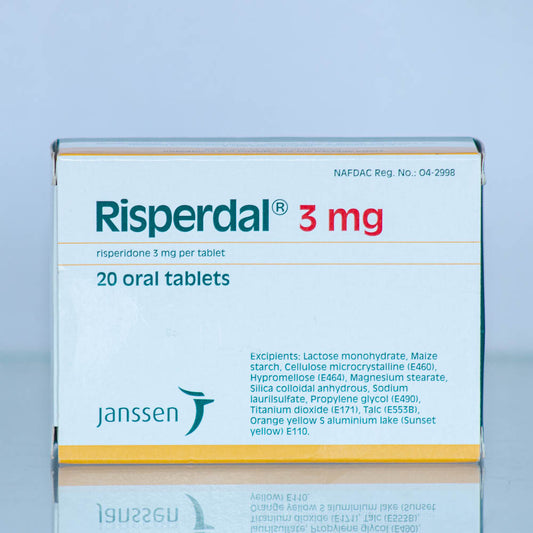 Risperdal 3mg Tablets 20'S