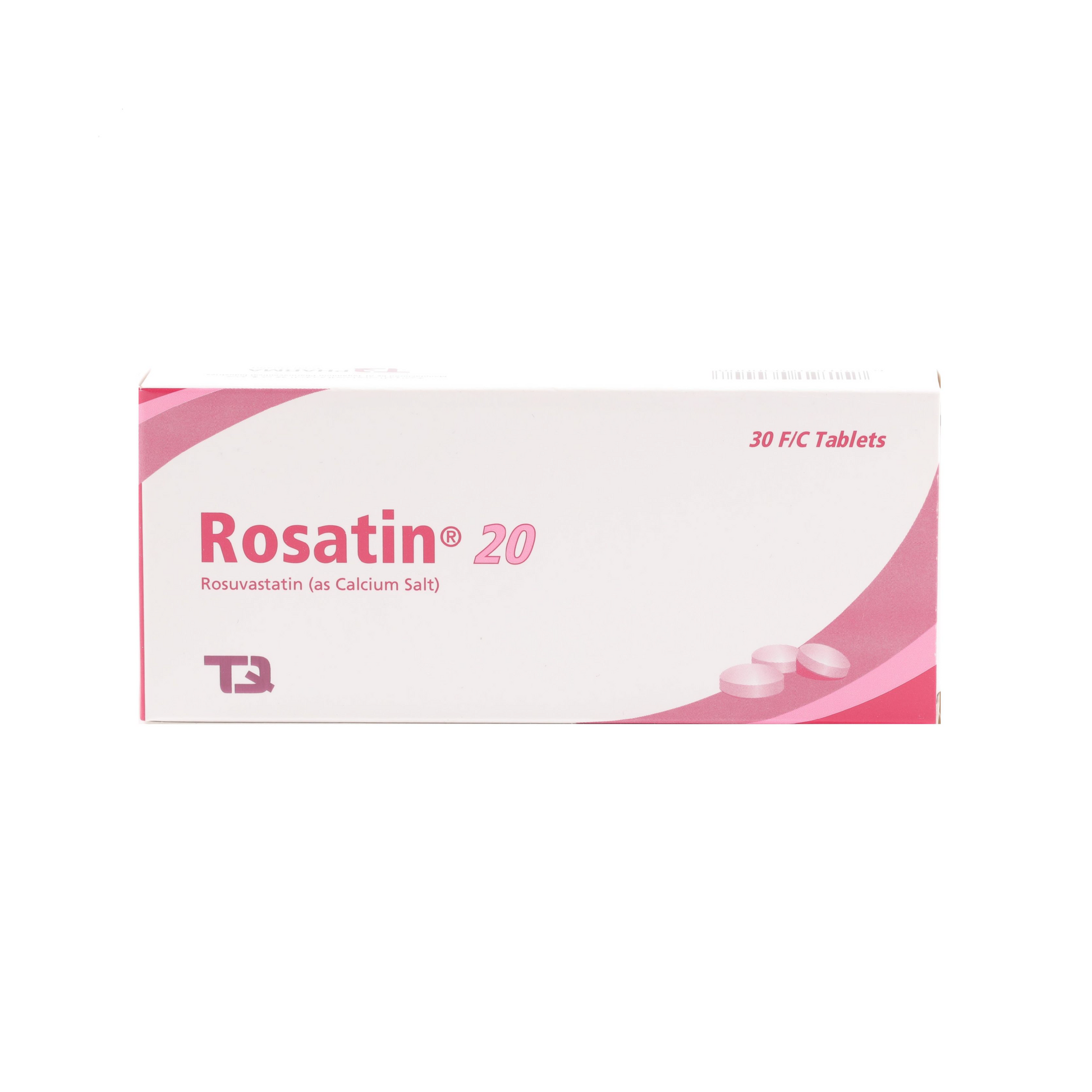 Rosatin 20mg Tablets 30'S