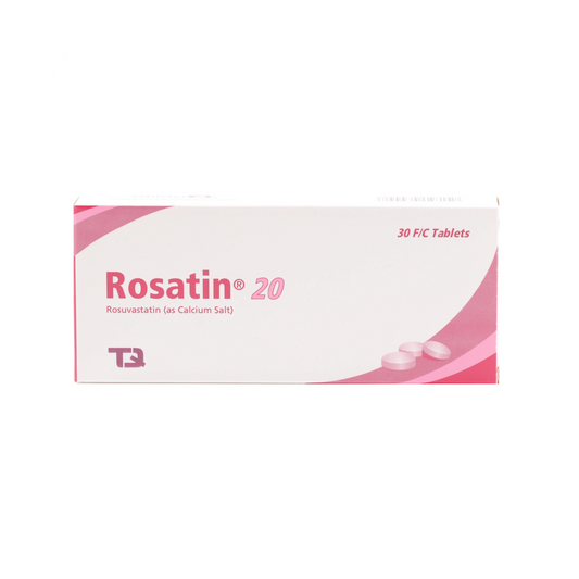 Rosatin 20mg Tablets 30'S