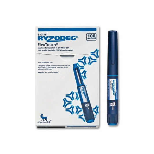 Ryzodeg 100iu/Ml Flex Touch Prefil 5'S