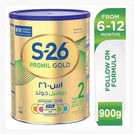 S-26 Gold New No2 6Mto12m Milk Powder 900G