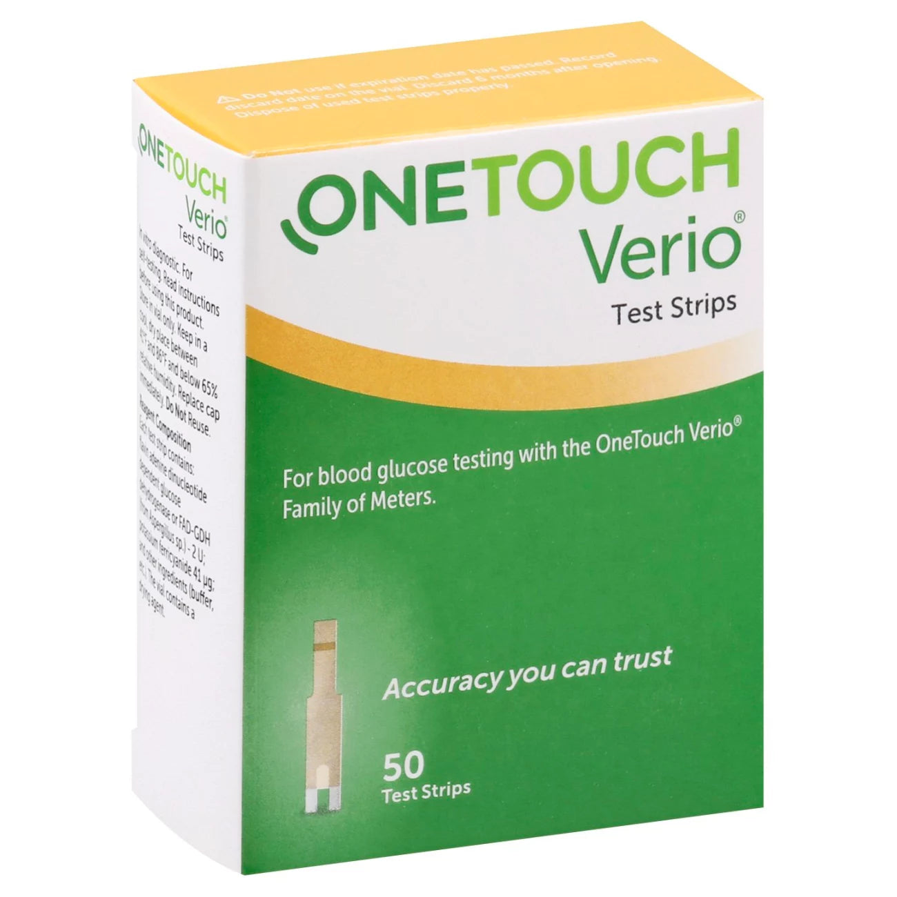 S-P One Touch Verio Test Strips 1X50's