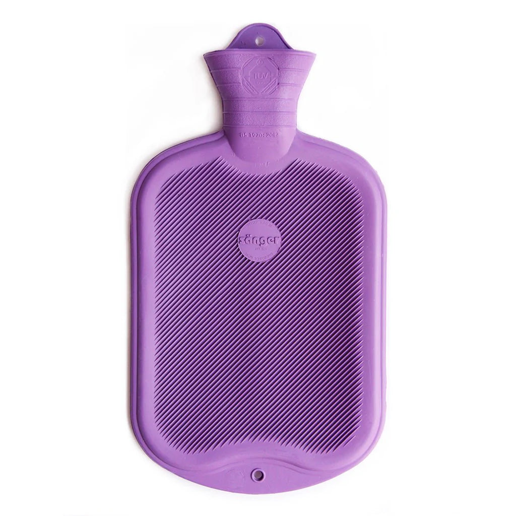 Sanger Hot Water Bag One Side Ribbed Light Purple