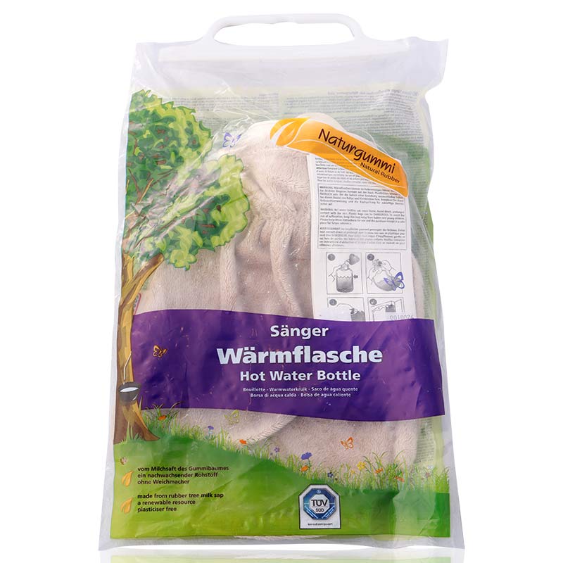 Sanger Hot Water Bag Vel-Cover Vanila