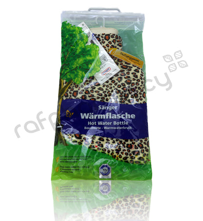 Sanger Hot Water Bag Velvet Cover Jaguar