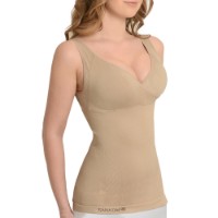 Sankom Functional Patent Vest With Bra Beige Color M And L