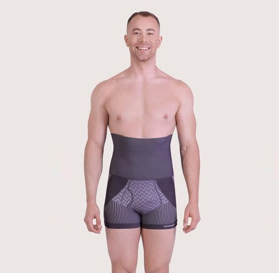 Sankom Patent Bamboo Back Brace For Men Grey S