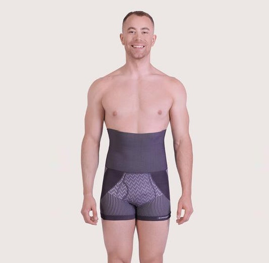 Sankom Patent Bamboo Back Brace For Men Grey S