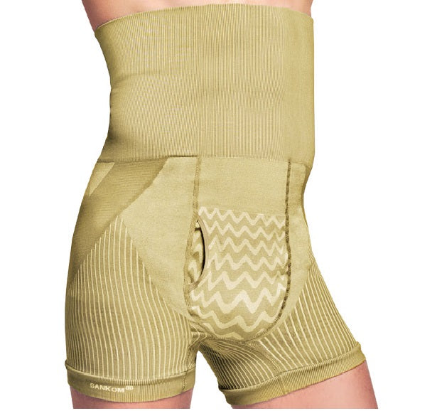 Sankom Patent Cooling Back Brace For Men Beige Xl And Xxl