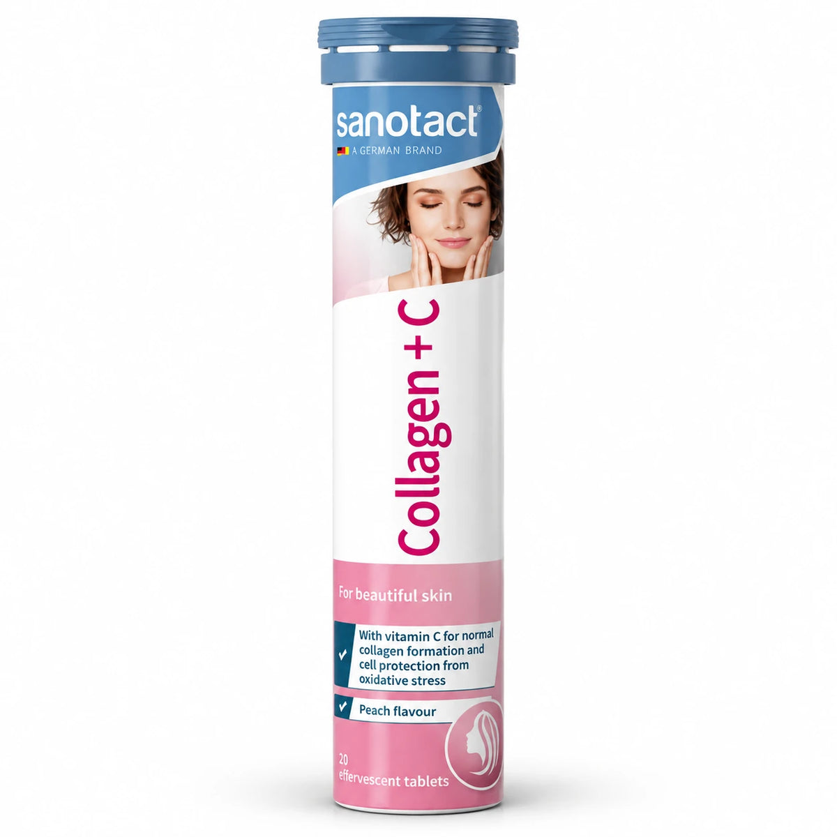 Sanotact Collagen + C Effervescent Tablets 20's