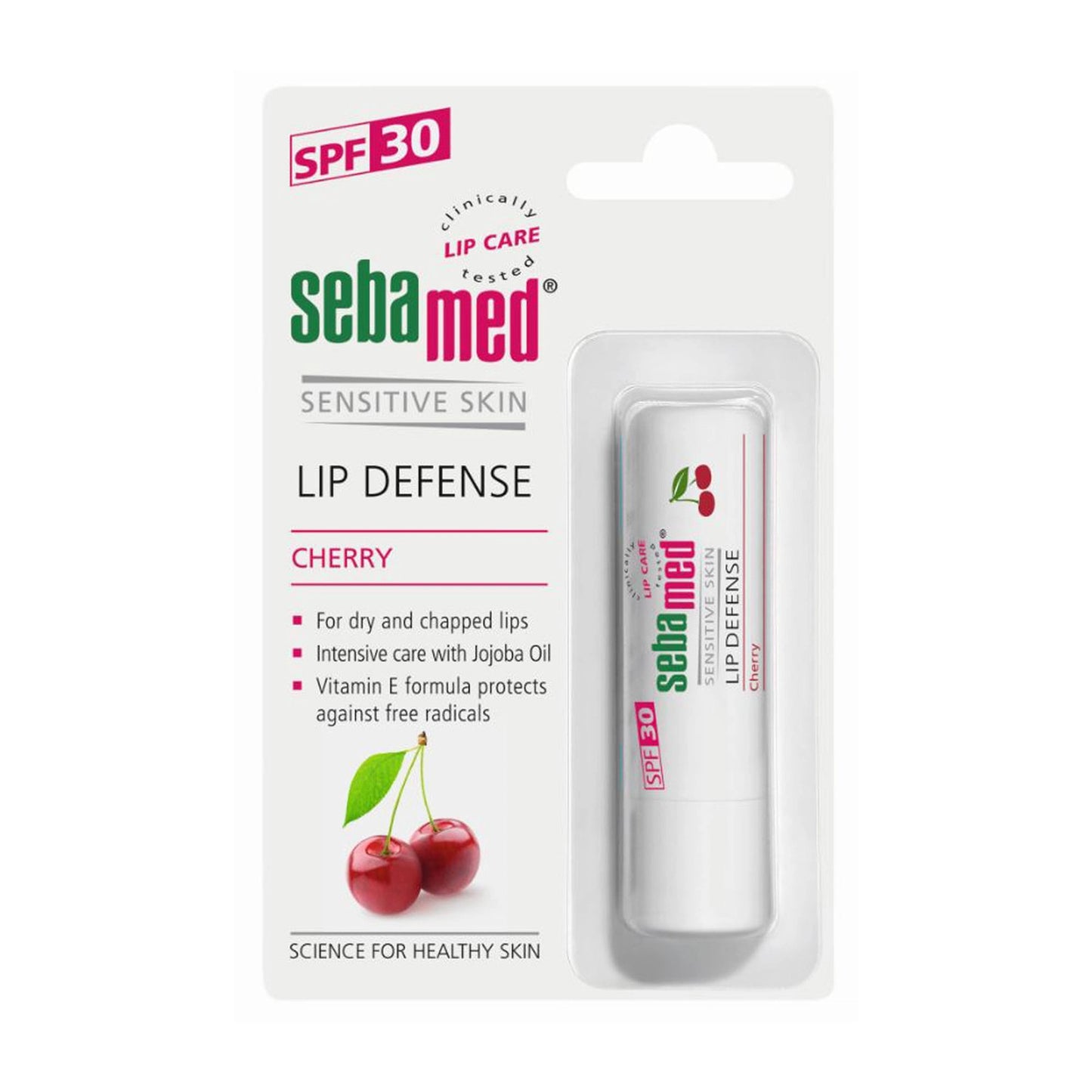 Sebamed Lip Defense Stick Cherry 4.8G