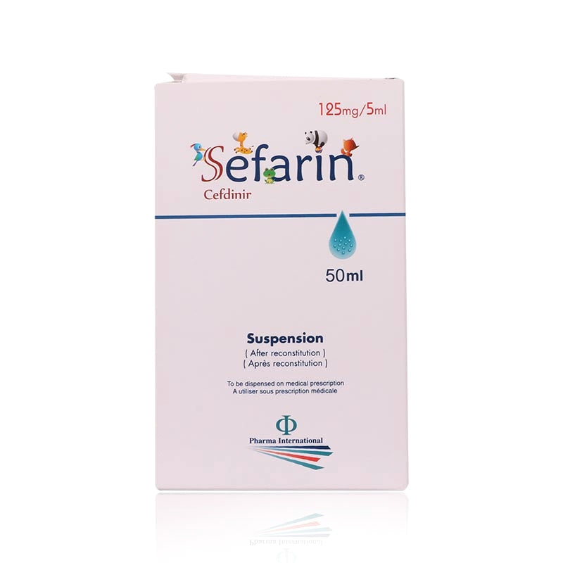 Sefarin 125mg/5ml Susp 50ml