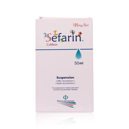 Sefarin 125mg/5ml Susp 50ml