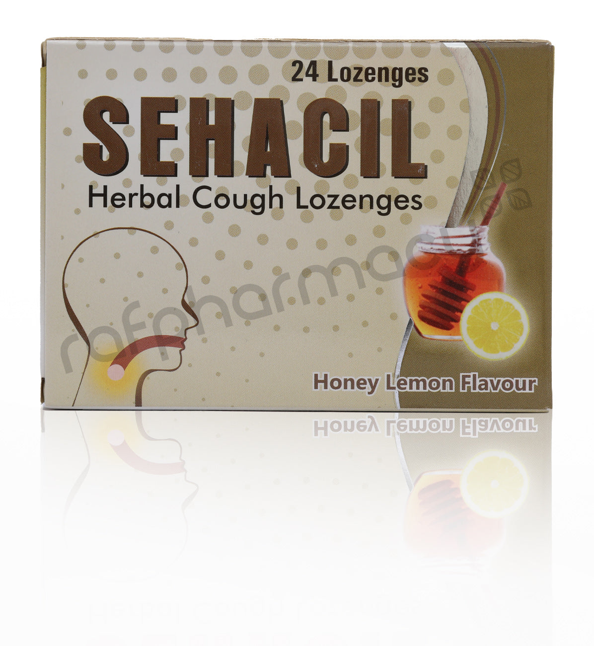 Sehacil Herbal Cough Lozenges Honey Lemon 24'S