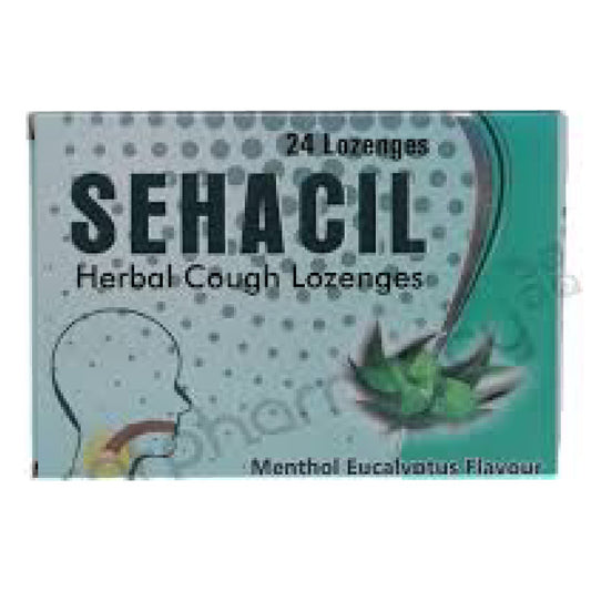 Sehacil Herbal Cough Lozenges Menthol Eucalyptus 24'S