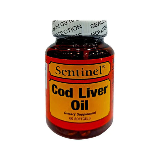 Sentinel Cod Liver Oil Capsules 60'S
