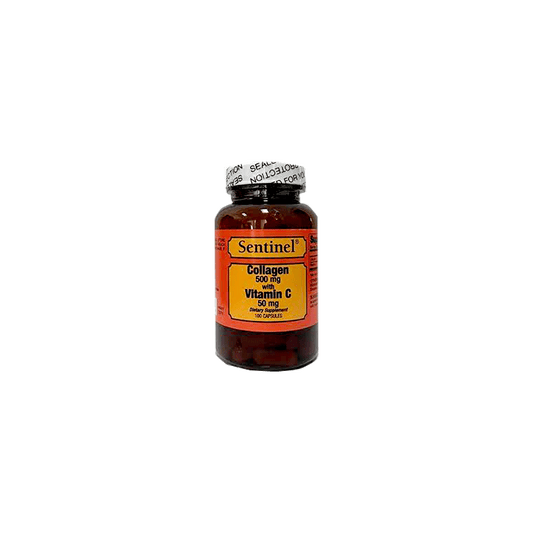SENTINEL COLLAGEN 500MG WITH VITAMIN C 50MG CAPSULES 100'S