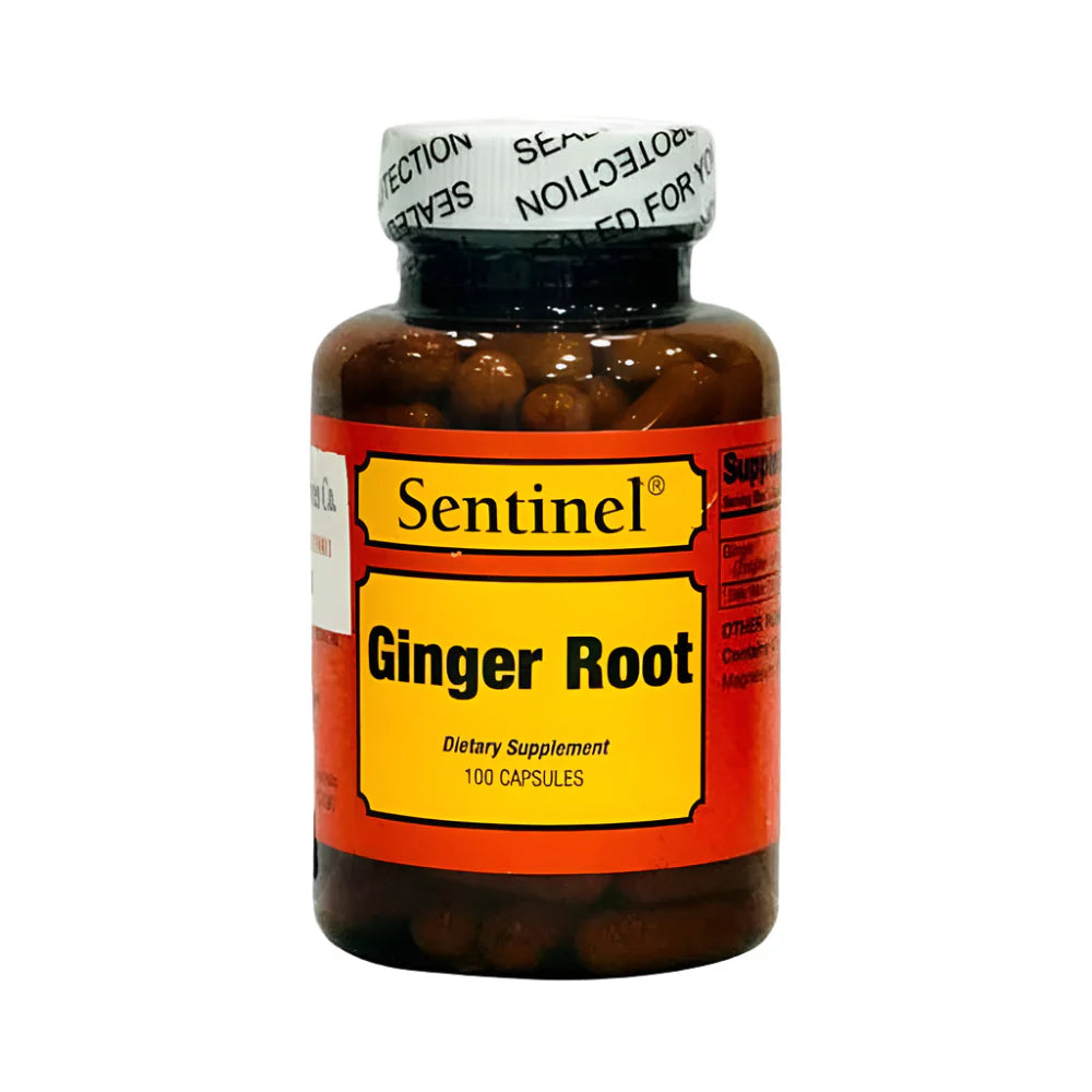 Sentinel Ginger Root 550Mg Capsules 100'S