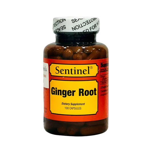 Sentinel Ginger Root 550Mg Capsules 100'S